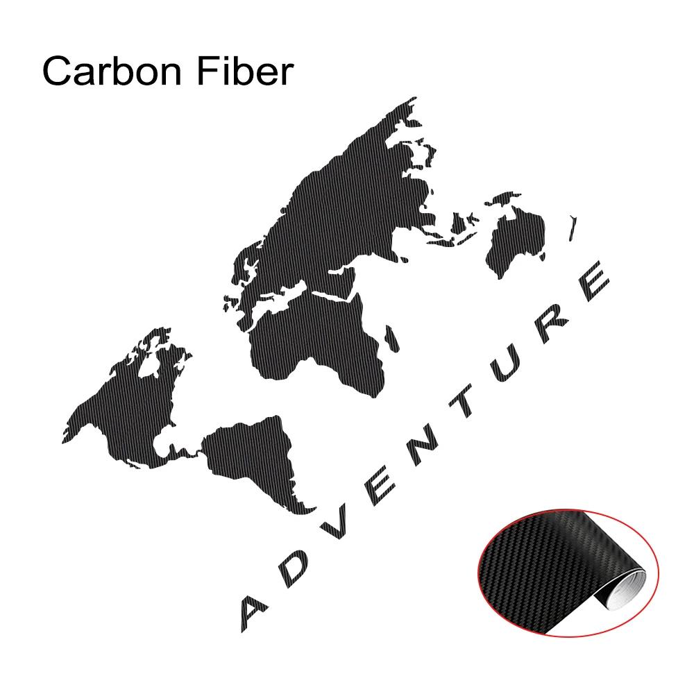 Car Side Body Sticker Graphics World Map Adventure Edition Decor Decal For Van SUV Camper RV Motorhome Car Auto DIY Vinyl Cover