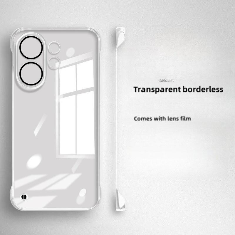 

Slim Plating Frameless Pc Phone Case for VIVO X200 FE X200FE Transparent Hard Bumper Cover VIVO S30 Pro Mini Clear Hard Shell For VIVO X200 FE