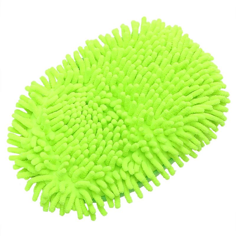 17x24cm Autowaschmopp Bürste Griffverlängerung Windschutzscheibe Dach Wischreinigungswerkzeug Besen Chenille Schaum Waschen Wohnmobil Autozubehör