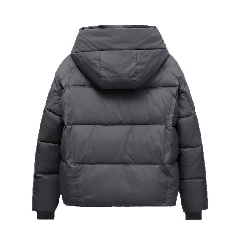 Coton Femmes Hiver 2025 Épaissi Pression Court À Capuche Petit Homme Pain Ample Nouveau Doudoune Coton