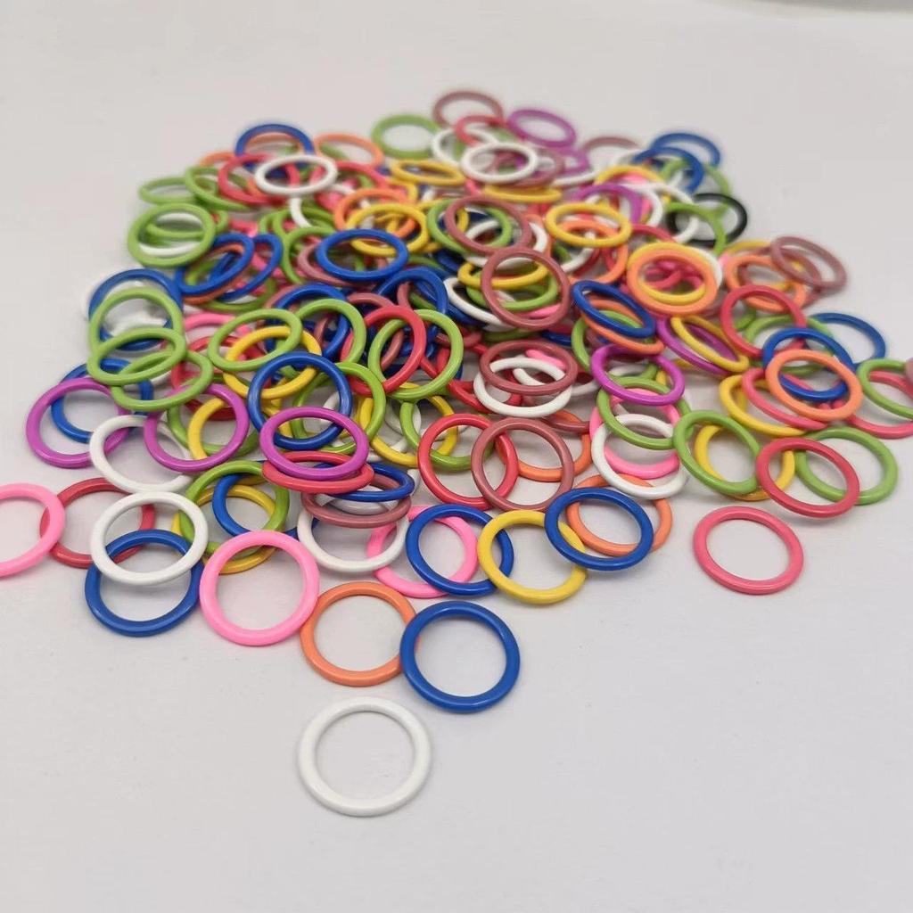 Mickey & Flower Metal Spiral Stitch Markers Set for Knitting