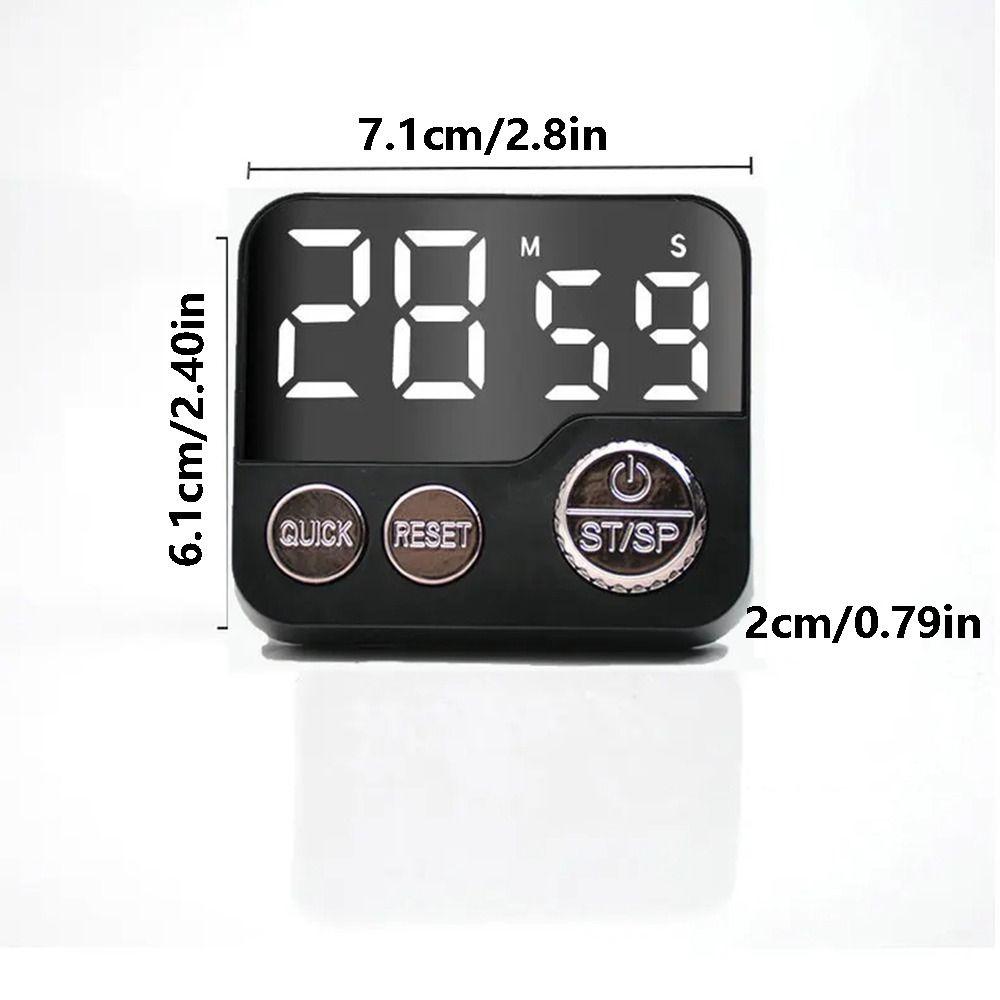 Large Screen Digital Kitchen Timer Magnetic Kitchen Reminder Timer LED Cooking Timer Fitness