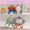 Cartoon Plush Backpack For Girls With Velvet Material And Zipper Closure For Daily Use