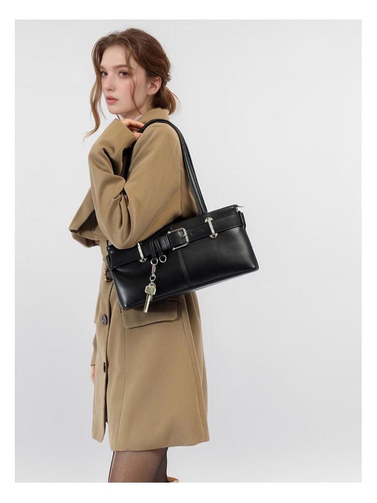 2025 Frühling High-End Retro Baguette Handtasche - Vielseitige Spicy Girl Umhängetasche