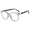 Wood Grain TR Rice Frame Glasses - Unisex, Anti-Blue Light, Student Myopia Glasses