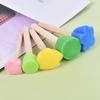 5Pcs Creative Sponge Brush Children Art DIY Painting Tools Mushroom Brush