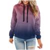 Women's -Lined Gradient Hoodie for Fall and Winter Casual Wear