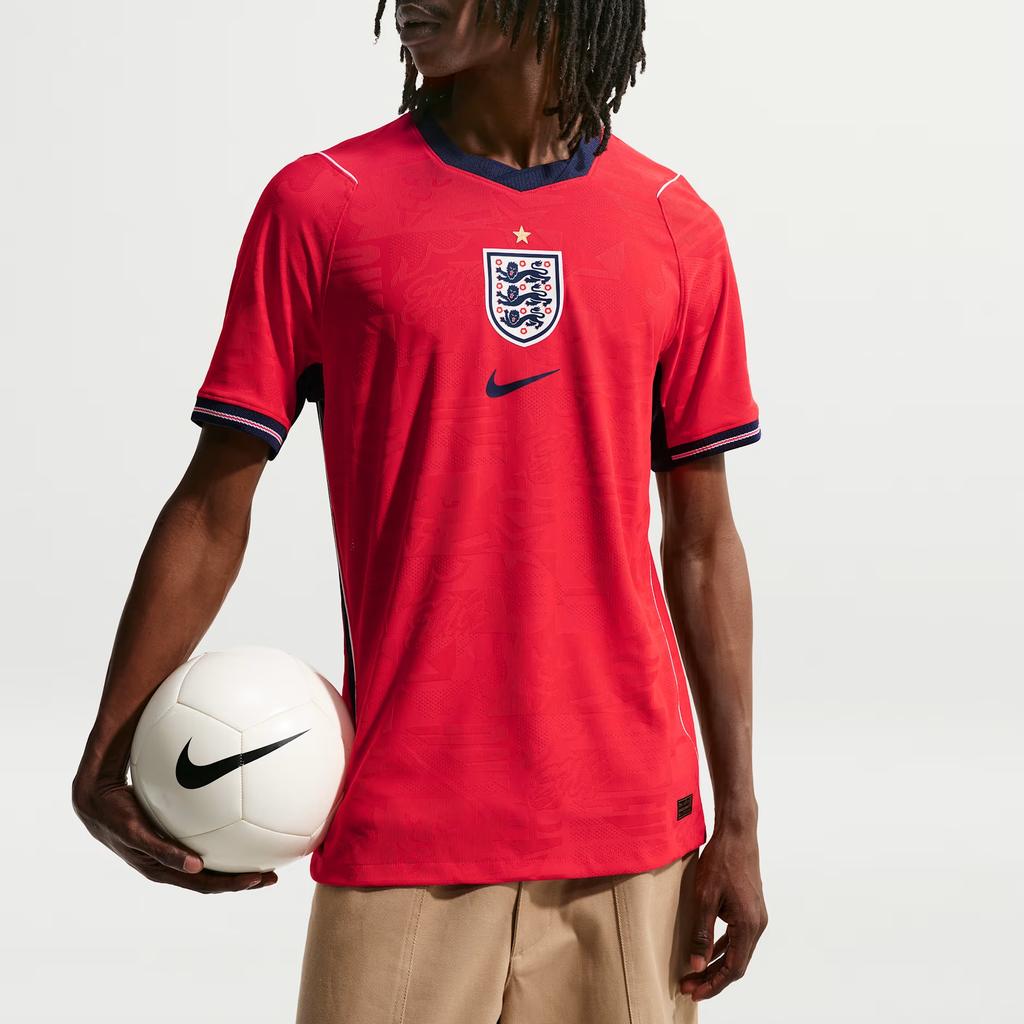 Nike England 2026 Match Away Aero-FIT Authentic Jersey 'Speed Red Obsidian White' Men's IB5195-624