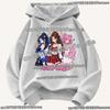 Demon Hunters Cartoon Pullover Kawaii Y2K Hoodie Kids Adults Kpop Fashion Long Sleeve Casual Streetwear Soft Sweatshirt