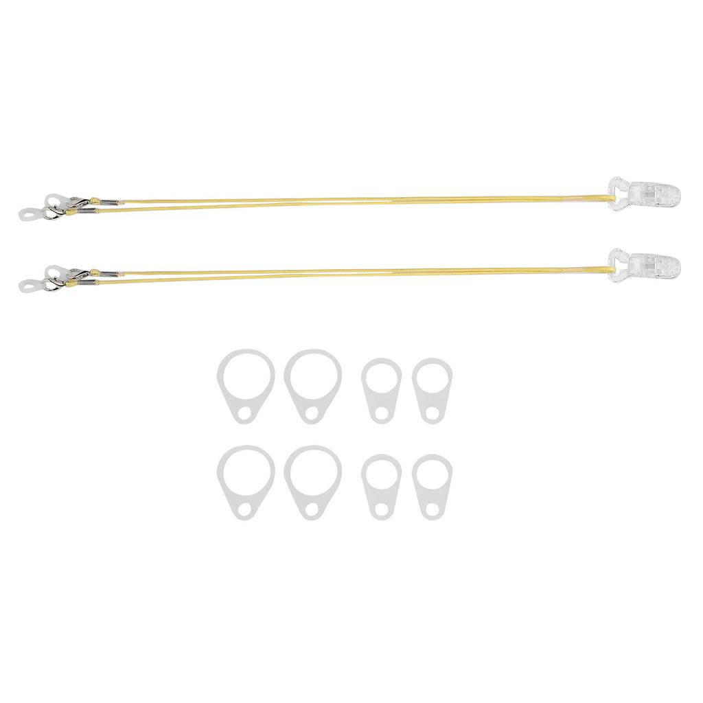 2Pcs Hearing Aid Rope AntiLost Clip Portable Hanging Rope Protector Ear Aids Accessories