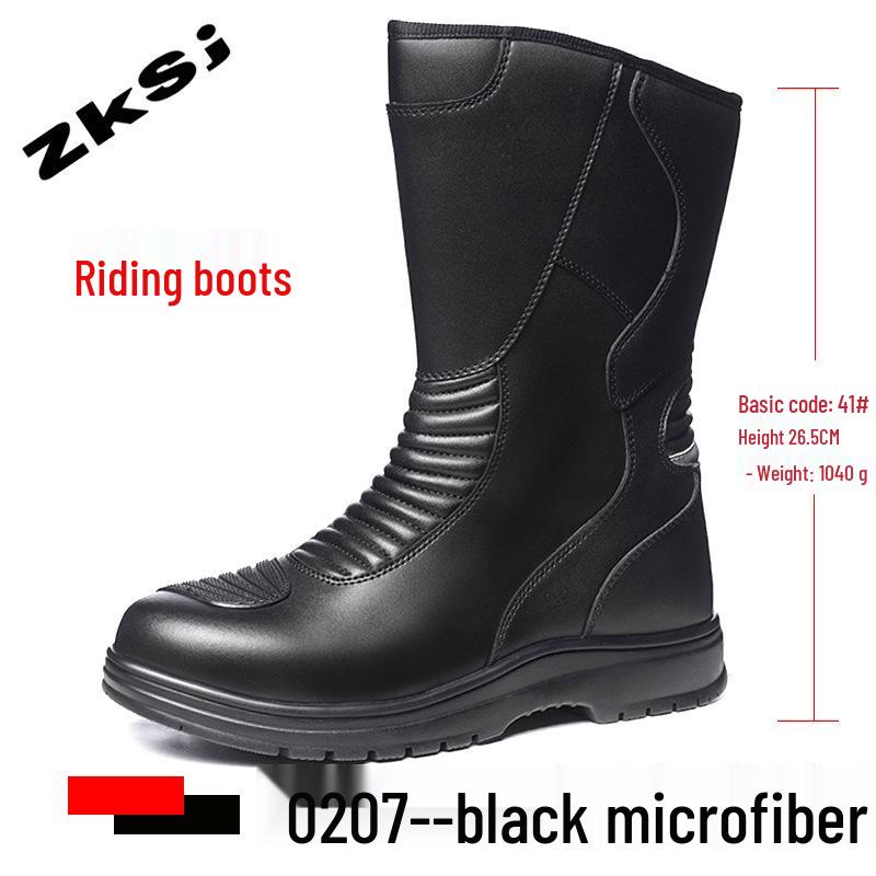 All-Season Breathable Motorcycle Riding Boots - Anti-Fall, Road Racing & Parkour Shoes