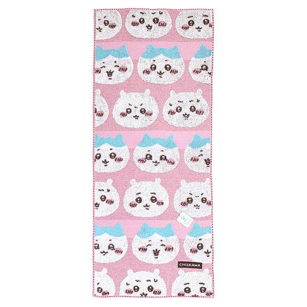 Chikawa Lineup Chikawa Face Towel Washroom Bath Sports Pink Shipping Included