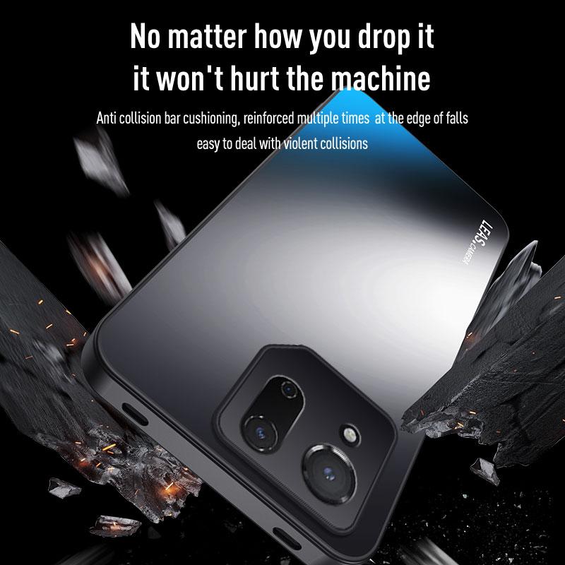 EUCAGR ForAsus ROG Phone 9 ShockProof AG Frosted Soft TPU+PC Matte Back Cover For Asus ROG Phone 9 8 7 6 5 Phone Case Coque