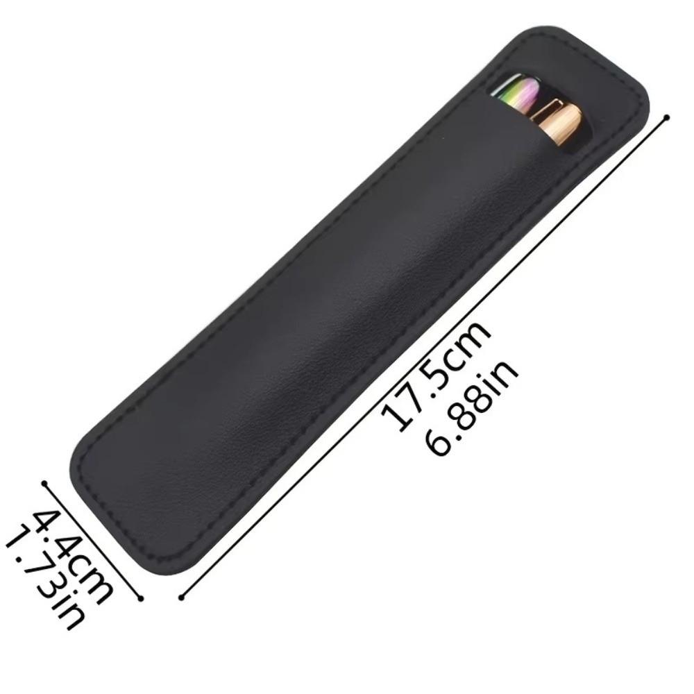 Soft Pen Pouch PU Leather Pens Organizer Fashion Pen Holder Bag  for Ballpoint & Fountain Pens
