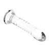 Realistic Transparent Crystal Dildo with Suction Cup - Lifelike TPE Anal Toy for Women