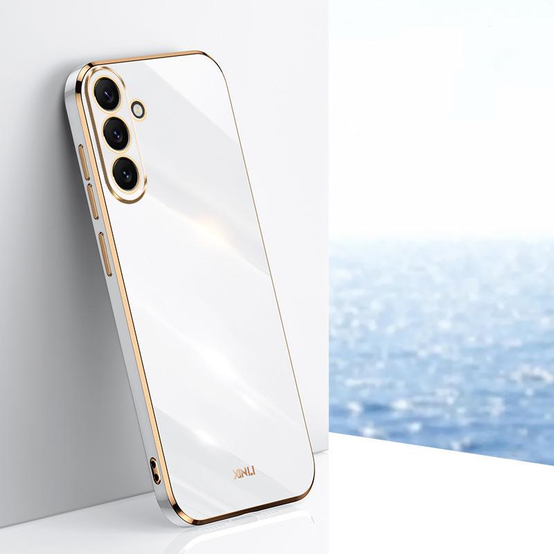 

Покрытие Роскошный силиконовый чехол для Samsung Galaxy A55 A35 5G A54 A34 A15 A25 A14 A24 A53 A33 A52 A32 A13 Мягкий квадратный край крышка A12&Case for Samsung слоновая кость