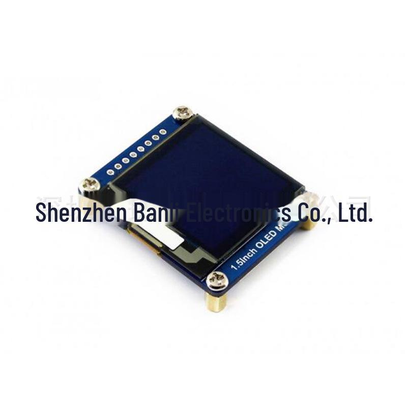 1.5" OLED Module with 16 Grayscale Display, Compatible with SPI and I2C Communication for Clearer Images