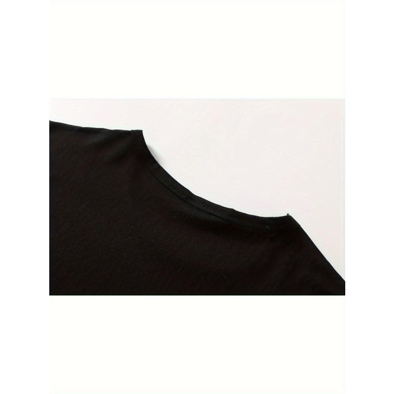 European Size Hot, Summer Women's Short Sleeve T-Shirt with Heart Pattern Print, Comfortable Breathable Fabric, Casual Sporty Style