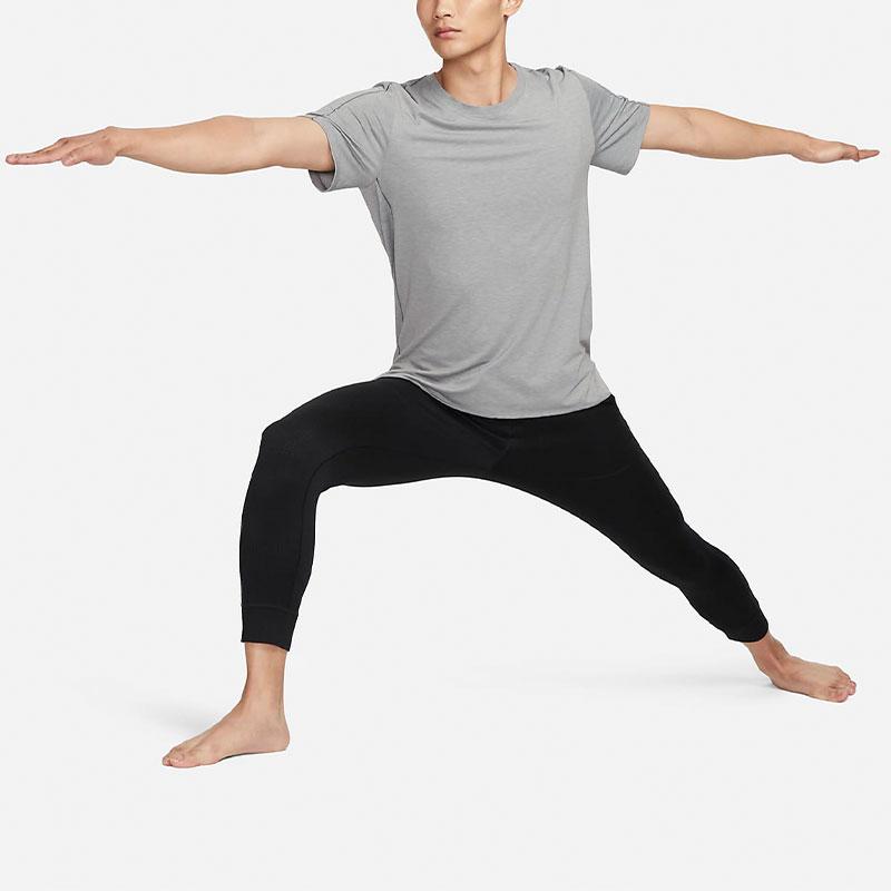 Nike Dri-FIT Solid Quick-Dry Yoga Training Sports Pants Men Bottoms Black FB7783-010