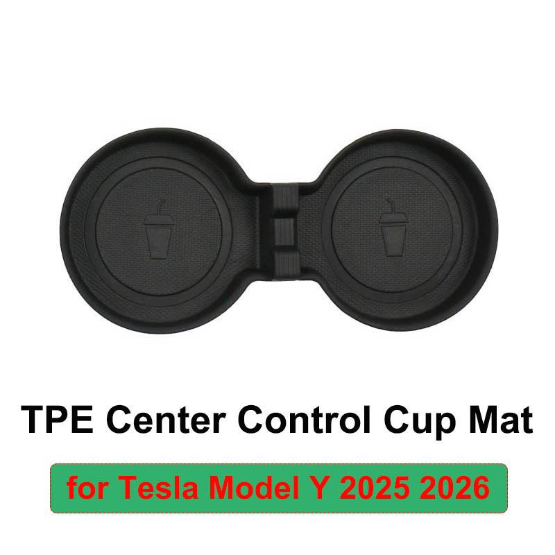 

for Tesla Model Y Juniper Launch 2025 2026 Center Console Storage Organizer Tray Armrest Box Anti-slip Mat Techwear Accessories