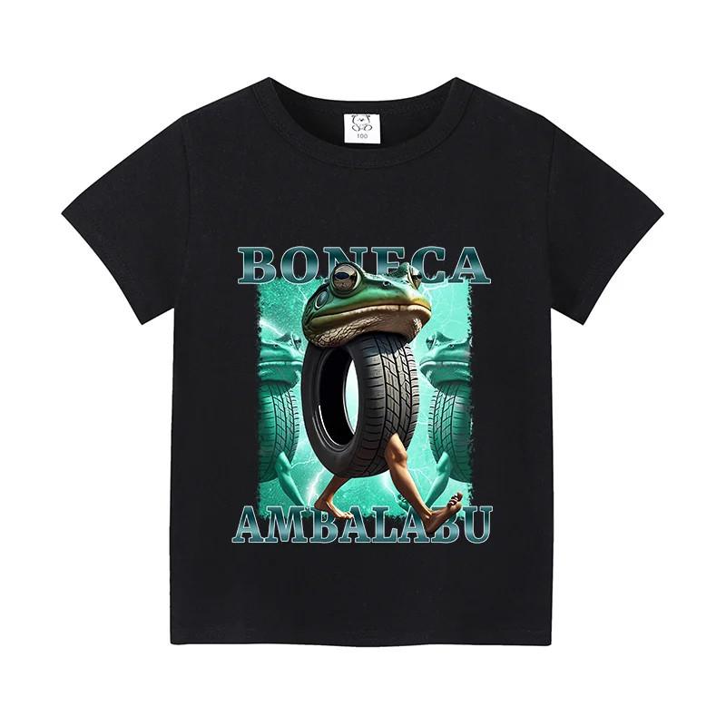 Italian Brainrot Boneca Ambalabu Kids Shirt Funny Meme Graphic Tee Cotton 2T-12 3XL