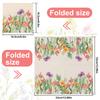 100Pcs Flower Paper Napkins Reusable 2-Layer Retro Floral Guest Napkin Decorative Party Dessert Dinner Napkins for Party