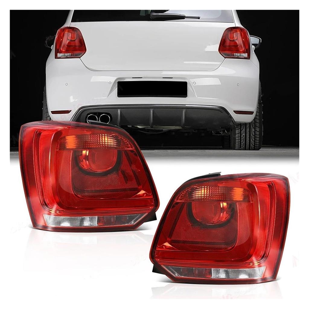 Outtail Lamp for Polo 6R 2009-2014 Taillight Brake Rear Taillight Assembly Without Bulb Rear Light Assembly (One Left Only)