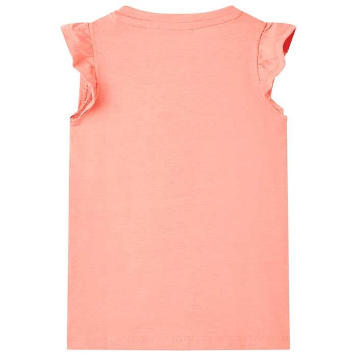 T-shirt pour enfants corail néon 92/104/116/128/140