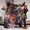 Personalized Custom Name Blanket - Juice WRLD Print Design,Blanket for Sofa,Bed,Travel,Camping - Soft and Warm, Great Gift