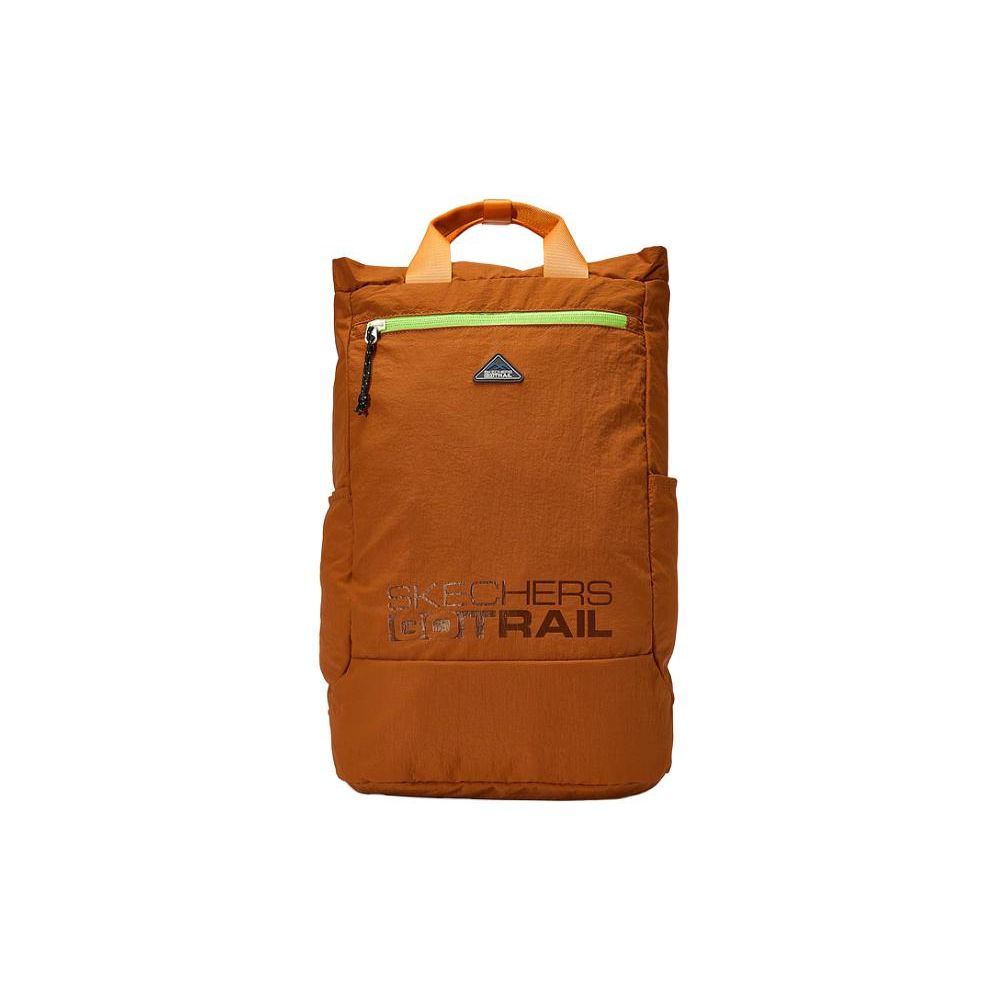 Skechers Mountain Series Logo Decorated Waterproof Multifunctional Fabric Handheld Backpack Unisex Backpack Orange L224U017-0427 Orange