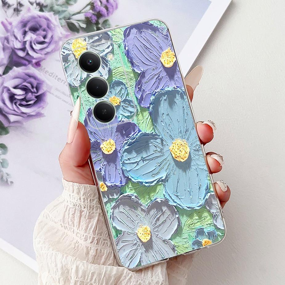 For Xiaomi Redmi 15 5G Case Cute Cat Luxury Painted Cover 6.9'' Soft Slim Phone Case For Xiaomi Redmi 15 Redmi15 4G Fundas Coque