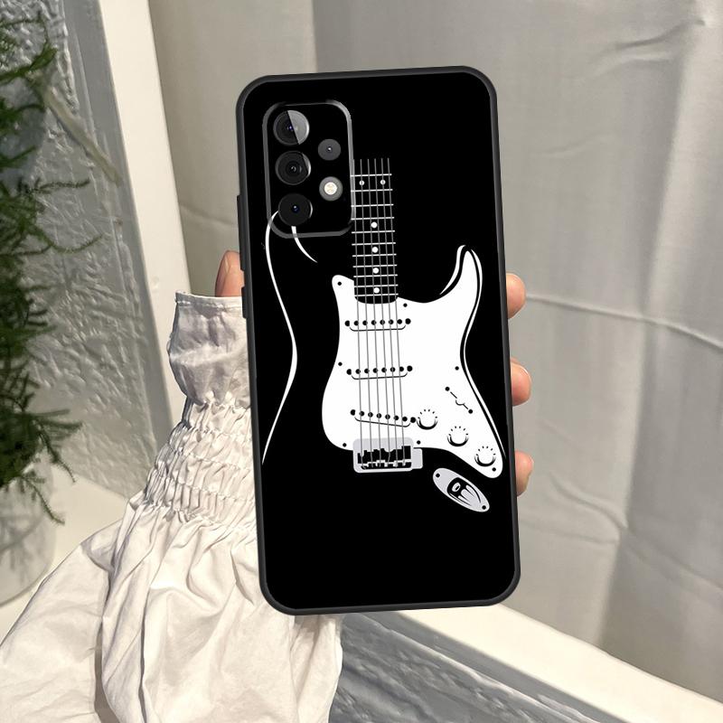 Guitar Music Case For Samsung Galaxy A15 A35 A55 A54 A34 A14 A13 A23 A33 A53 A52 A32 A12 A56 A36 A16 A17