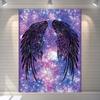 Polyester Angel Wing Galaxy Tapestry, Fantasy Aesthetic Wall Hanging, Bedroom Dorm Cafe Decor, Gift