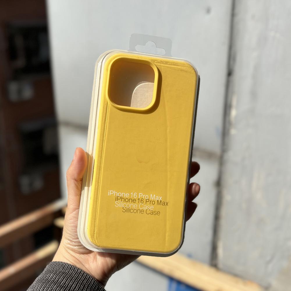Solid Color Liquid Silicone Case Cover For iPhone 16 Pro Max 16Pro Soft Active Touch Camera Button Cases
