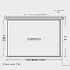 Deli Electric Projector Screen