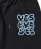 YESEYESEE C-Logo Straight Sweatpants Black