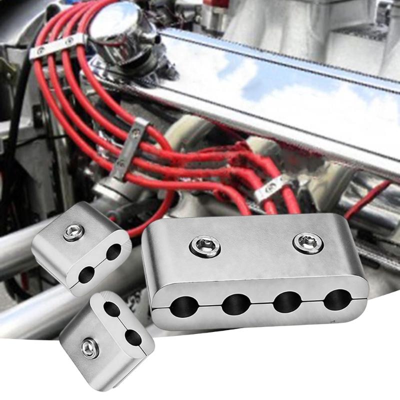 Motorrad-Kabel-Organizer-Klemme Clip Korrosionsbeständige Aluminiumlegierung Schnelle Montage für die meisten Fahrräder Roller