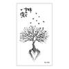 Waterproof Long-lasting Cute Peacock Feather Temporary Tattoo Stickers for Women