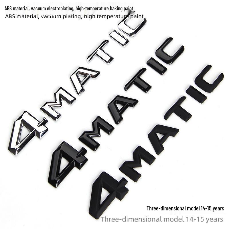 Mercedes-Benz 4matic ABS Tail Badge Sticker for Four-Wheel Drive Modification