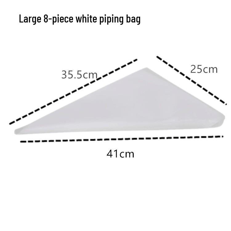 Thickened Disposable Piping & Icing Bags for Cream, Clay, Grout | Small, Medium, Large Sizes