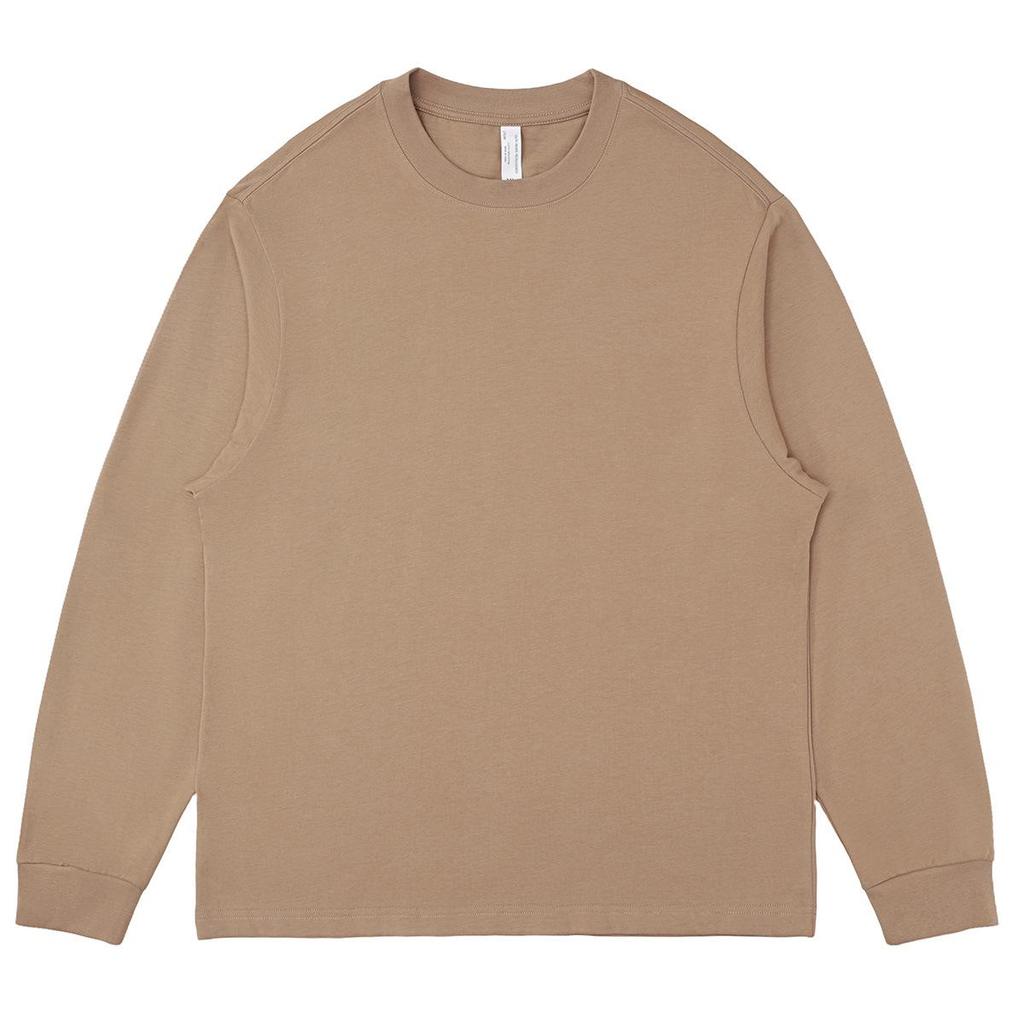 LVLV Kids Earth Tone Pure Cotton Heavyweight Long Sleeve T-shirt, Autumn/Winter 2025 Collection