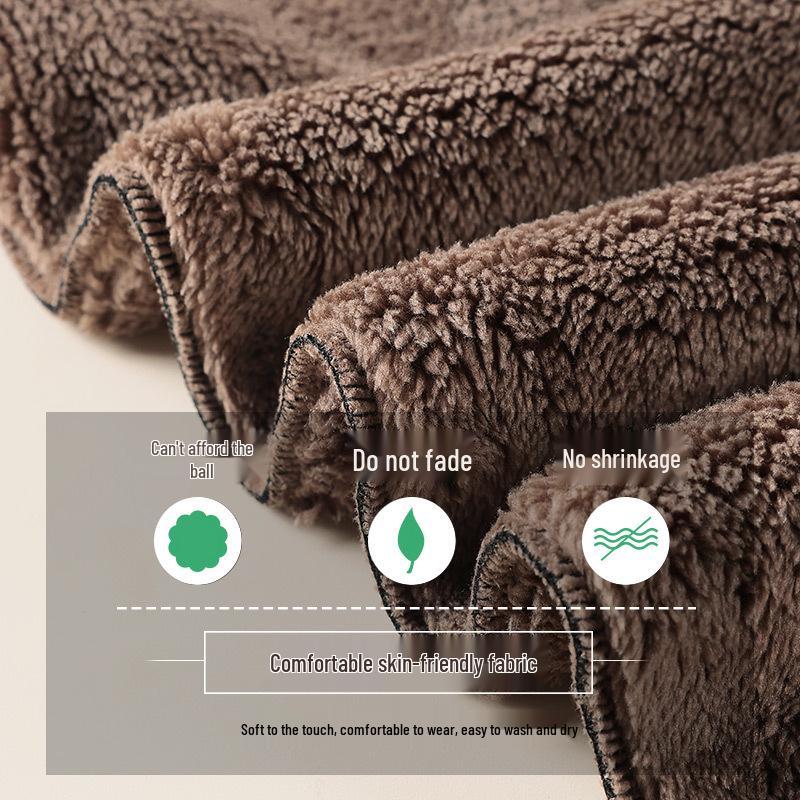 High Waist Thickened Velvet Chenille Corduroy Pants for Middle-aged Women - Warm, Elastic, Casual Fit