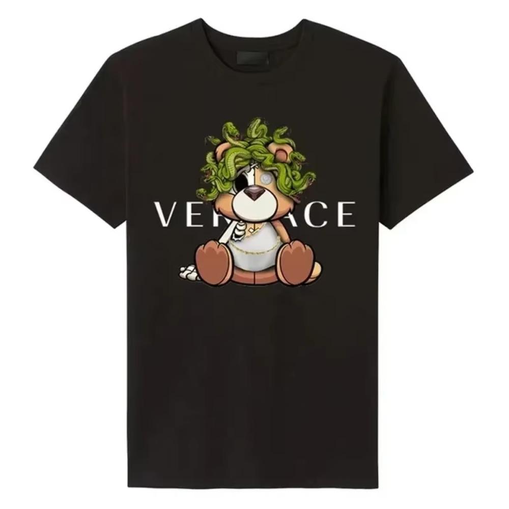 2024 Cotton T-shirt for Men's Clothing Summer Designer Breathable Short Sleeve Tee Man Oversized  Streetwear Harajuku