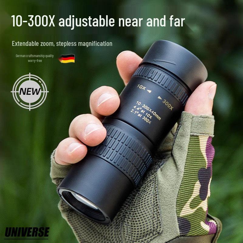 Monocular Telescope 10-500X40 Zoom HD Professional Portable for Mobile Photography & Outdoor Use