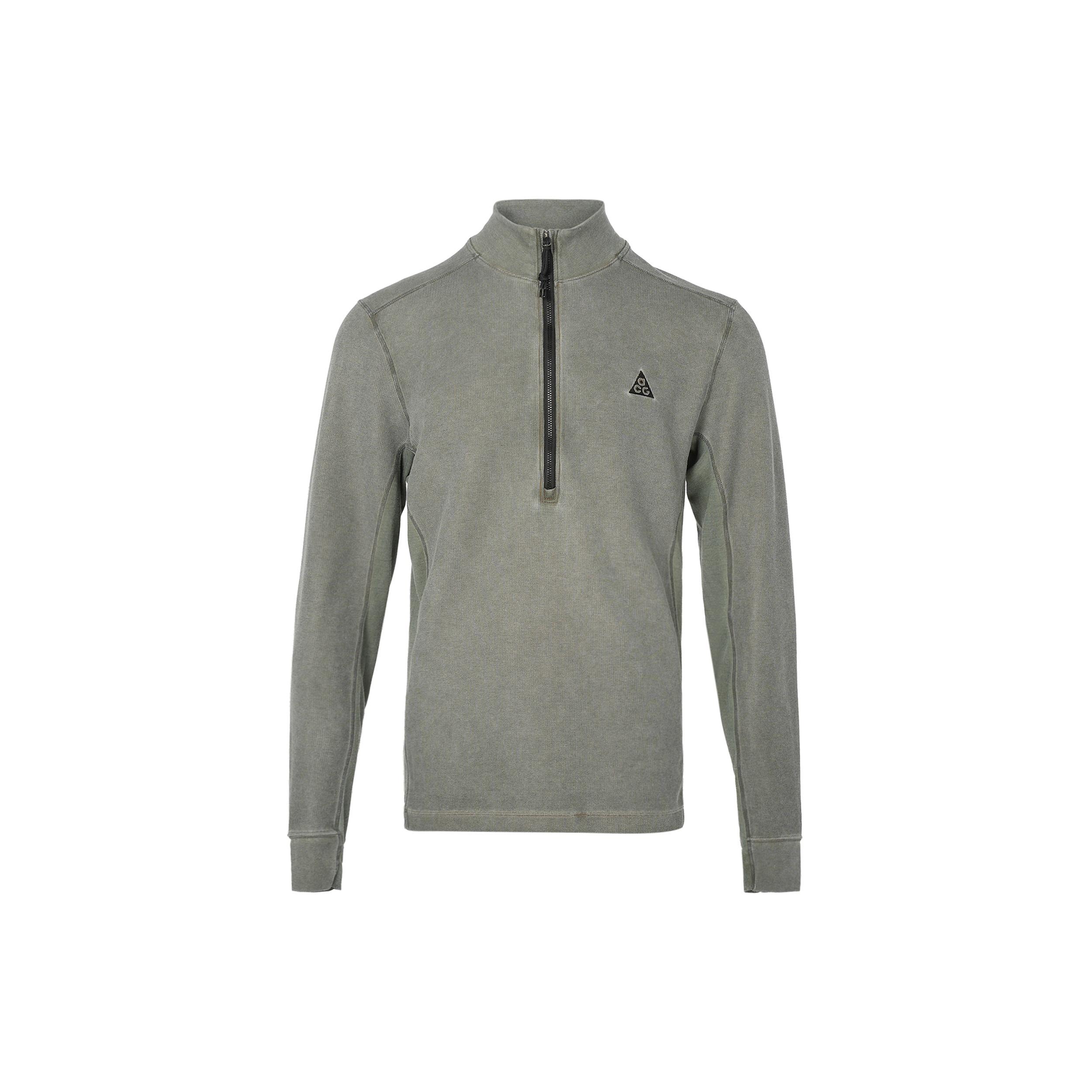 Men s Nike ACG Zipper Cardigan Sports Long Sleeves Gray T-Shirt DM6223-325 S