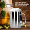 1000ml Stainless Steel Wine  Beer Mug Water Cup with Handle Portable Coffee Cup Drinkware  Supplies Drinkware Water Cup
