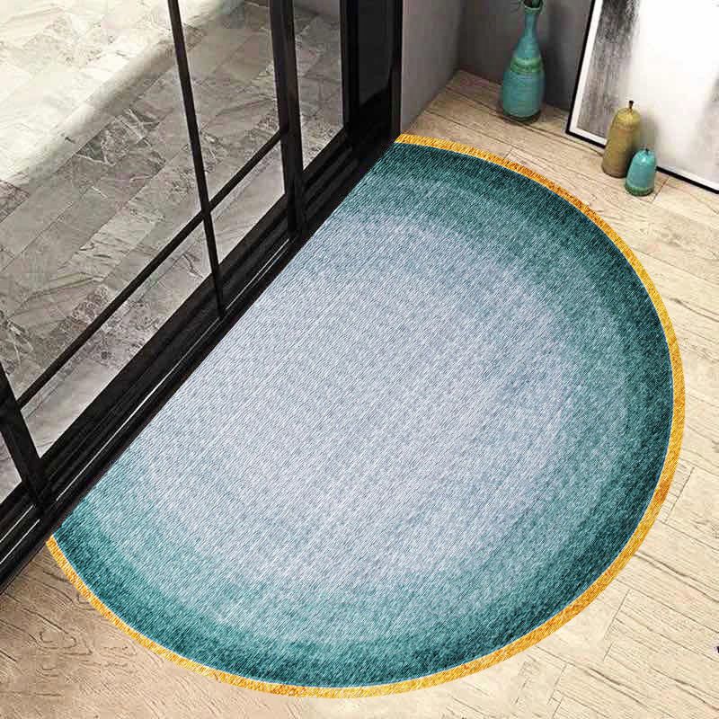Semi Circular Floor Mat Entrance Door Mat Nordic Minimalist Entrance Carpet Bathroom Anti Slip Mat