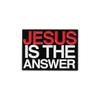 HALLOWED BE THY GAINS Enamel Pins Custom JESUS IS THE ANSWER Brooches Lapel Badges Jewelry Gift for Believer Friends