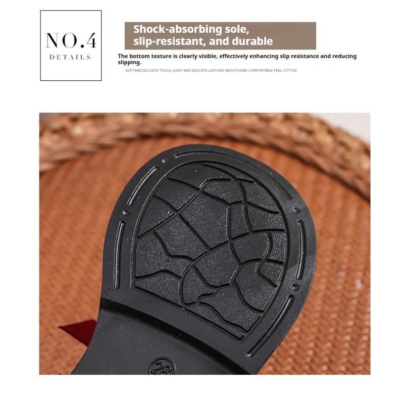Spring and Autumn New Fashion British Style Girls Soft Sole Comfortable Leather Shoes