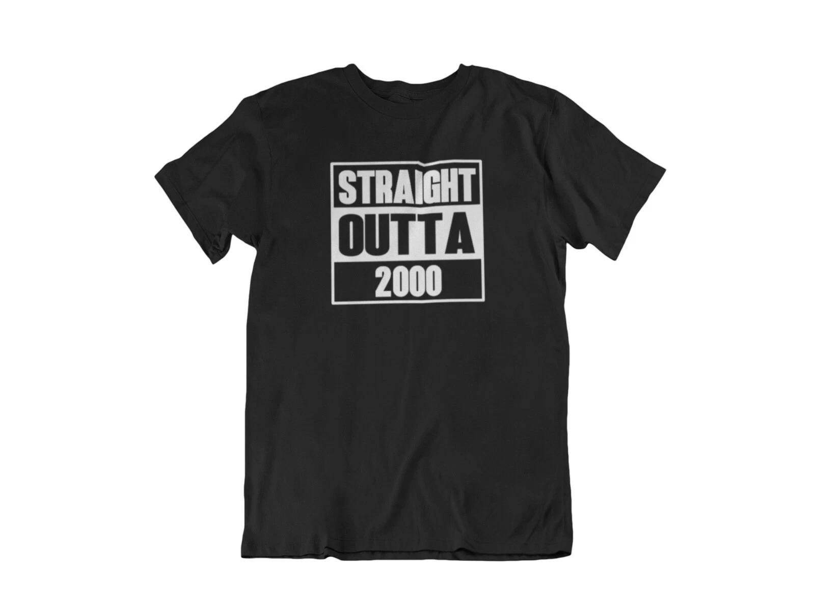 Straight Outta 2000 T-Shirt 23 Years of Being 23rd Birthday Gift T Shirt Tee 4XL